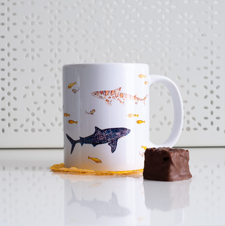 Sharks Coffee Mug - www.Dessi-Designs.com