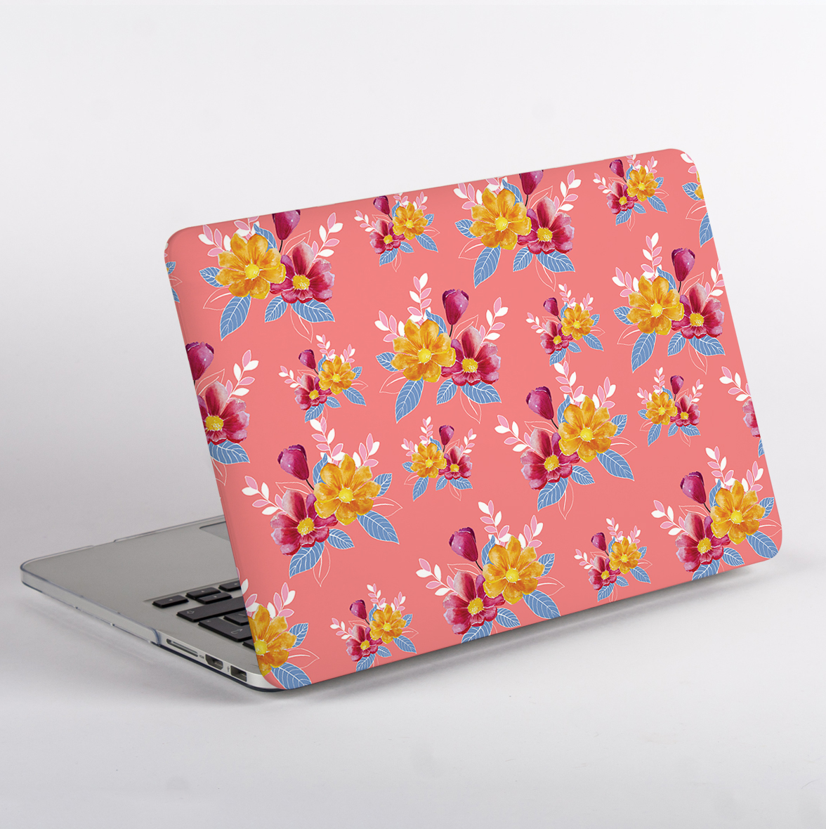 Pink Florals MacBook Case Dessi Designs. Dessi Designs