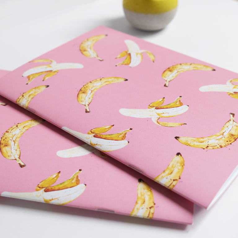 A5 Bananas Journal | Available at www.dessi-designs.com