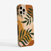 Abstract Botanical Art iPhone 12 Case Side View | Available at www.dessi-designs.com Phone Case