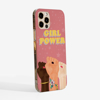 Girl Power iPhone 12 Pro Case Side view  | Available at www.dessi-designs.com