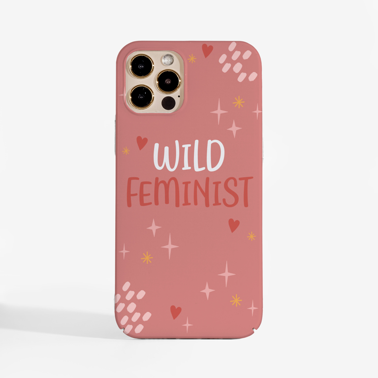 Wild Feminist Phone Case | Available at www.dessi-designs.com