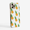 Pineapple Pattern Slimline 1Phone 12 Case Side | Available at Dessi-Designs.com