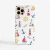 Boats Slimline Phone Case Front | Available at www.Dessi-Designs.com