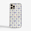 Clear Purple Mayflower Slimline Phone Case Front | Available at Dessi-Designs.com
