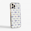 Clear Purple Mayflower Slimline Phone Case Side | Available at Dessi-Designs.com