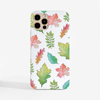 White Fall Leaves Slimline Phone Case Front | Available at Dessi-Designs.com