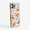 Foxes White Slimline Case Phone Front | Available at Dessi-Designs.com