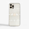 Christmas Jumper Clear Slimline Phone Case Front | Available at Dessi-Designs.com