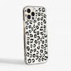 Leopard Print Rosettes Clear iPhone Hard Plastic Case - Available at Dessi-Designs.com