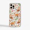 Foxes Clear Slimline Phone Case | Available at Dessi-Designs.com