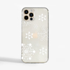 Large Snowflakes Slimline Phone Case Front | Available at Dessi-Designs.com