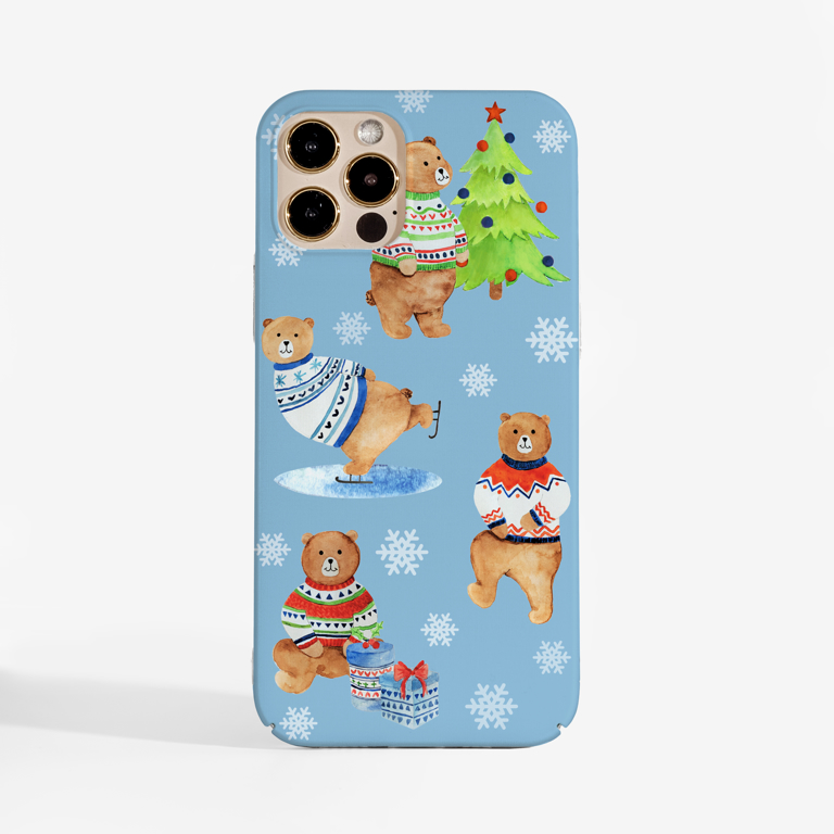 Winter bears  phone case 