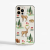 Clear Phone Case with Forest pattern | Available at www.Dessi-Designs.com