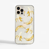 	Banana Clear Phone Case Front | Available at Dessi-Designs.com