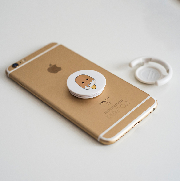 Chocolate Ice cream pop socket