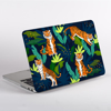 Jungle Tiger MacBook Case in Blue Side View. Available at www.dessi-designs.com