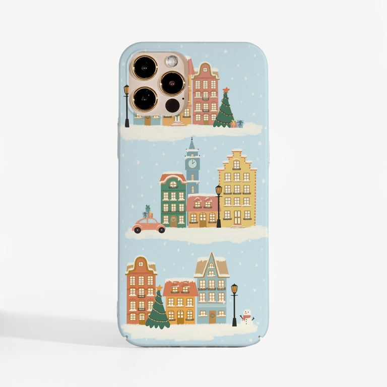 Winter Town Phone case . Available at www.Dessi-designs.com
