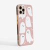 Pink Ghosts Phone Case Side View