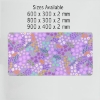 purple floral desk mat available sizes