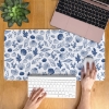 Coastal Desk Mat on a desk , designed by Dessi